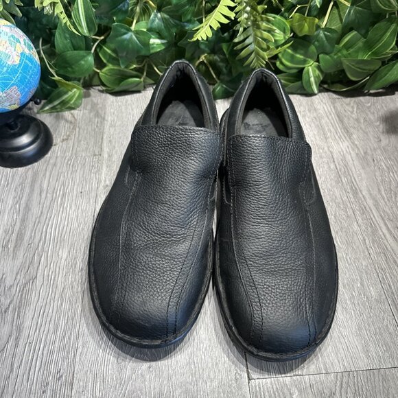 Dr Martens Black Norfolk Slip on Round Toe Textured Leather Loafers Size US M 13 - Picture 2 of 10